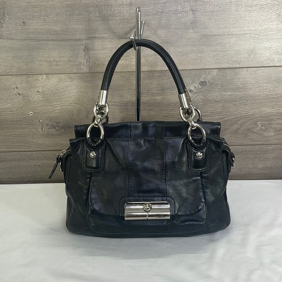 Coach Handbags - Coach 16800 Convertible Black Leather Satchel